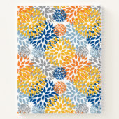 Summer Floral Abstrakt Bright Colors Muster Notizblock (Rückseite)