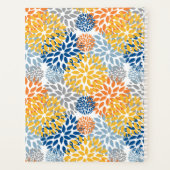 Summer Floral Abstrakt Bright Colors Muster Planer (Rückseite)
