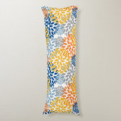 Summer Floral Abstrakt Bright Colors Muster Seitenschläferkissen (Vorderseite Vertikal)