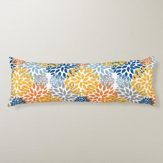 Summer Floral Abstrakt Bright Colors Muster Seitenschläferkissen (Vorderseite)