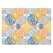 Summer Floral Abstrakt Bright Colors Muster Tischdecke (Vorderseite (Horizontal))