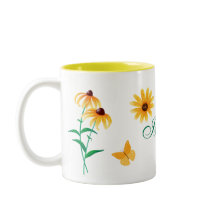 Summer Floral Black-Mit Augen Susan Yellow Blume