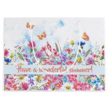 Summer Floral Butterfly Personalisierte Geschenkta
