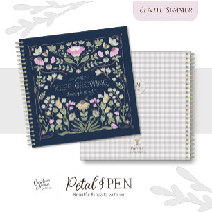 Summer Floral Folk Journal-Notebook Notizblock