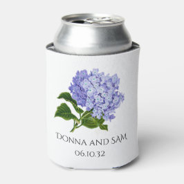Summer Floral Hydrangea Wedding Can Cooler Favorit Dosenkühler