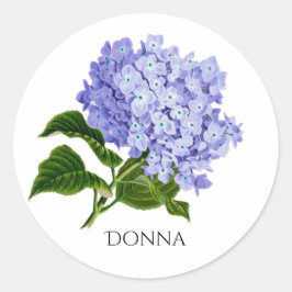 Summer Floral Hyrdangea Sticker Umschlag Aufkleber