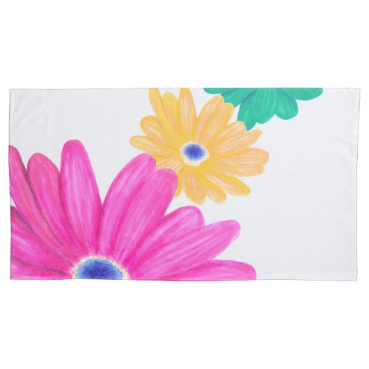 Summer Floral Kissenbezug (Vorderseite-Links)