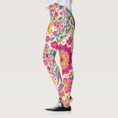 Summer Floral Paisley Pattern Leggings (Links)