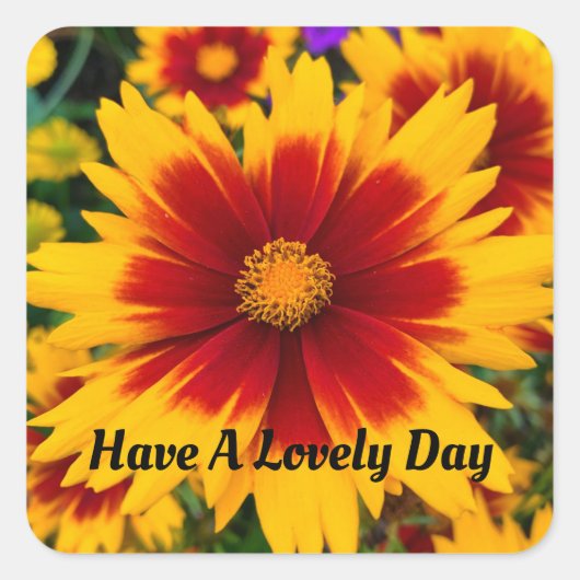 Summer Floral Sticker (Vorderseite)