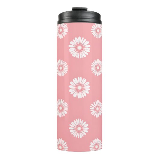 Summer Floral Tumbler - 16oz Edelstahl Thermosbecher (Vorderseite)