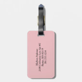 Summer Florals Gepäckanhänger (Rückseite vertikal)