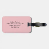 Summer Florals Gepäckanhänger (Rückseite horizontal)