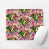 Summer Florida Tropical Sunset Coastal Mousepad (Mit Mouse)