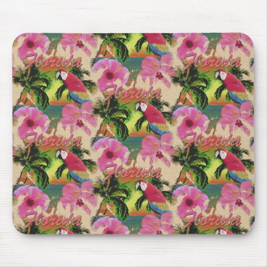 Summer Florida Tropical Sunset Coastal Mousepad (Vorne)
