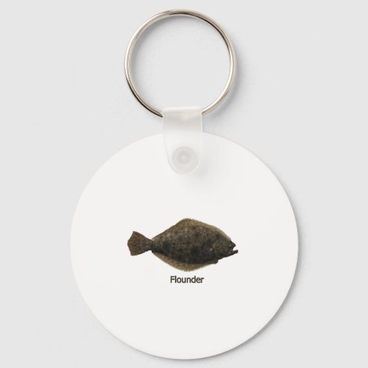 Summer Flounder (Titel) Schlüsselanhänger (Vorderseite)