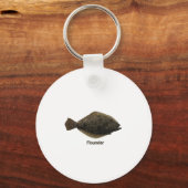 Summer Flounder (Titel) Schlüsselanhänger (Vorderseite)