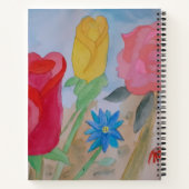 Summer Flower Garden SpiralNotebook Notizblock (Rückseite)