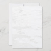 Summer Flowers Wedding Frame Einladung (Rückseite)