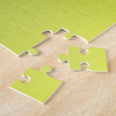 Summer Forest, Subtle Green Gradient Minimal Fresh Puzzle (Seite)