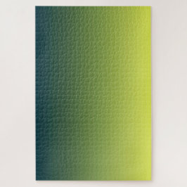 Summer Forest, Subtle Green Gradient Minimal Fresh Puzzle