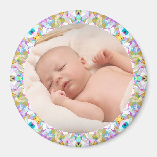 Summer Frame New Grandelterns Geschenkbaby-Foto Magnet (Vorne)