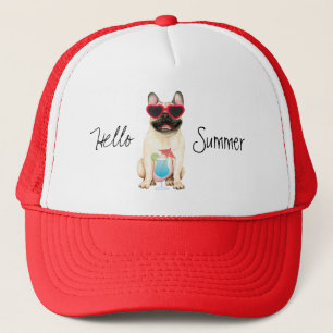 Summer French Bulldog Truckerkappe
