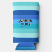 Summer Fresh Blue Strip Selters Dosenkühler (Rückseite)