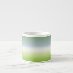 Summer Fresh Gradient Cool Blue Green Ombre Espressotasse