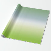 Summer Fresh Gradient Cool Blue Green Ombre Geschenkpapier (Ungerollt)