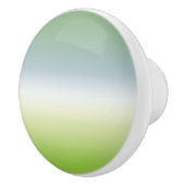 Summer Fresh Gradient Cool Blue Green Ombre Keramikknauf (Rechts)