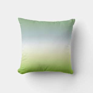 Summer Fresh Gradient Cool Blue Green Ombre Kissen