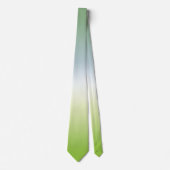 Summer Fresh Gradient Cool Blue Green Ombre Krawatte (Vorderseite)