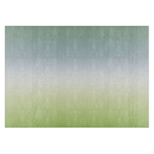Summer Fresh Gradient Cool Blue Green Ombre Schneidebrett (Vorderseite)
