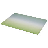 Summer Fresh Gradient Cool Blue Green Ombre Schneidebrett (Ecke)