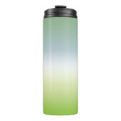 Summer Fresh Gradient Cool Blue Green Ombre Thermosbecher (Vorderseite)