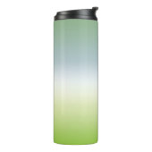 Summer Fresh Gradient Cool Blue Green Ombre Thermosbecher (Nach links gedreht)