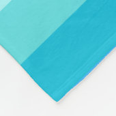 Summer Fresh Ocean Shades gestreift Fleecedecke (Ecke)