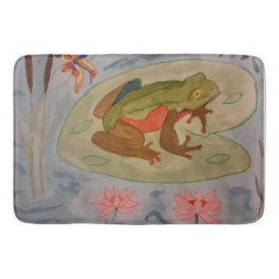 Summer Frod Pond Bath Mat Badematte