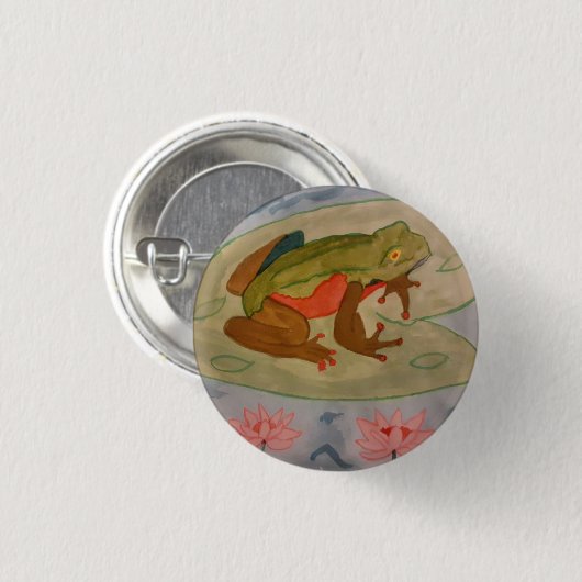 Summer Frosch Pond Button (Vorne & Hinten)