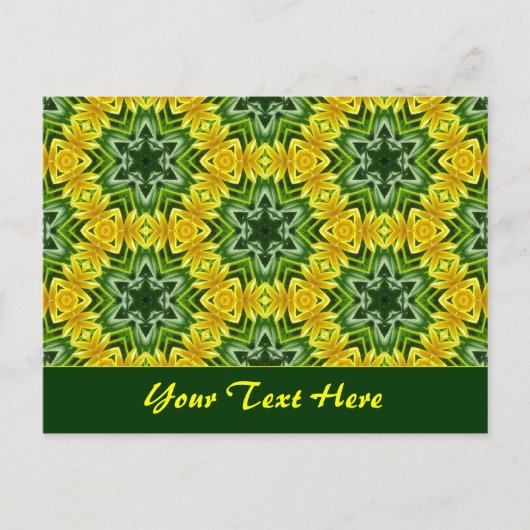 Summer Frost Template Postkarte (Vorderseite)