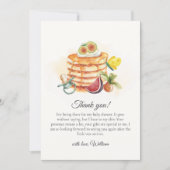 Summer Fruchtpancake Schnuller Brunch Babydusche Dankeskarte (Vorderseite)