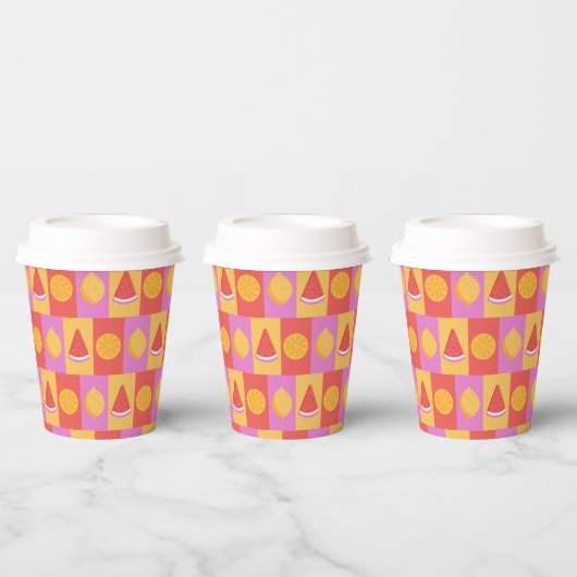 Summer Fruchtpapier Cup Pappbecher (Multi)