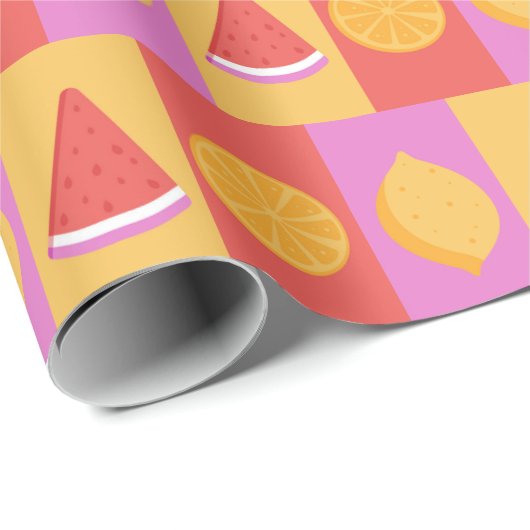 Summer Fruchtwrapping Paper Geschenkpapier (Rolleneckpunkt)