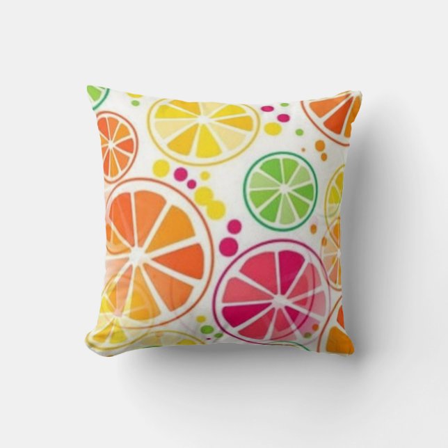 Summer Fruit Colors Pillow Kissen (Vorderseite)