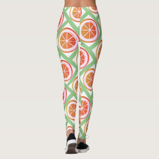Summer Fruit Design Leggings (Rückseite)