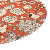 Summer Fruit Doodle Vintag Schneidebrett (Ecke)