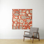 Summer Fruit Doodle Vintag Wandteppich (Beispiel (Horizontal))