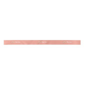 Summer Fruit Floral Baby Shower Satinband (Vorderseite)