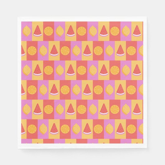 Summer Fruit Napkin Serviette (Vorderseite)