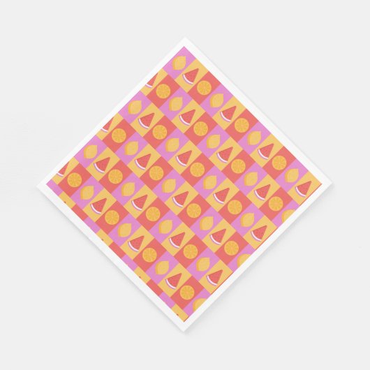 Summer Fruit Napkin Serviette (Ecke)